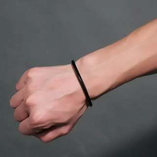 【MA019】CustomカフJewelry Mensヴィンテージシルバーチタン316Lステンレス鋼ツイストバングルブレスレット