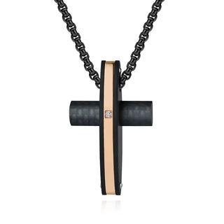 【IA2855】クリエイティブクロスペンダント ステンレススチールネックレスペンダント シンプルで汎用性のあるアクセサリー メンズファッション