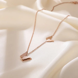 【IA1292】新INS ステンレススチール ネックレス 18Kメッキ ジュエリー ラウンドネックレス