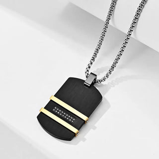 【IA2780】MECYLIFEメンズステンレススチールペンダント、ロングトレンディークール多用途ネックレス