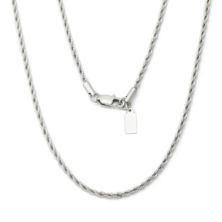 【IA3523】ヒップホップ 4mm ロープチェーン メンズ マイアミジュエリーネックレス 18k ゴールドメッキ ステンレススチール ツイストロープチェーンネックレス