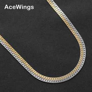 【IA3452】4mm ステンレススチール キューバンリンクチェーンネックレス 男性用 パーティーギフト
