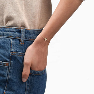 【IA1278】ネーム シルバー ローズゴールドブレスレット 女性用 チタンブレスレット ステンレススチール