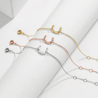 【IA1154】小さな女性用ステンレススチールゴールドムーンブレスレット ジュエリー シルバーの細いチェーンブレスレット メーカー