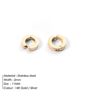 【IA1090】316L ステンレススチール ノンピアス ファインイヤーカフピアス ノーピアスイヤーホールクリップオンピアス
