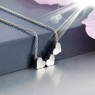 【IA1295】バレンタインデー ファッション ステンレススチール 小さな14Kゴールドメッキ DIY ダンディー パーソナライズド レディハートペンダントネックレス ジュエリー