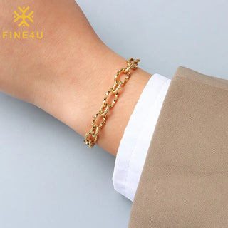 【IA3688】誇張された チャンキーステンレススチール 厚手チェーンブレスレット ネックレス ヒップホップ アクセサリー ジュエリーセット レディース用
