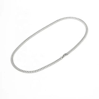 【IA3564】ステンレススチールファッションジュエリー 18Kゴールドメッキ フラットスネークリンクチェーン クラビクルネックレス 女性・男性用