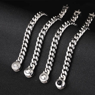 【IA3530】10mm Miami Cuban Link Chains Necklace: 18Kゴールドメッキ ヒップホップ ラッパー 男性用 316Lステンレススチール キューバンブレスレット ネックレス
