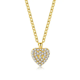 【IA1881】VSB1792 新ラブホワイトシェルペンダントネックレス 18K ゴールドメッキ ステンレススチール 錆びないネックレス