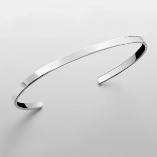 【IA1242】パーソナライズド ファッション メンズジュエリーギフト 18Kゴールド ステンレススチール カフブレスレット 男性用