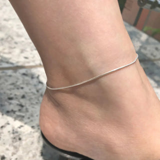 【IA1046】ジュエリー 女性用 華奢なゴールド 調節可能 ラウンドチェーン スネークアンクレット チタン ステンレススチール