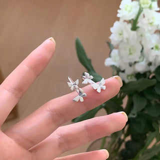 【IA2032】アレルギー対応 バタフライピアス 925 スターリングシルバー ファッションノーピアスピアス 女性用