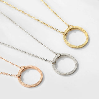 【IA1300】ファッション  シンプルスタイル ゴールドメッキ マルチレイヤードネックレスセット ステンレススチール